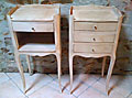 pair of french bedside tables